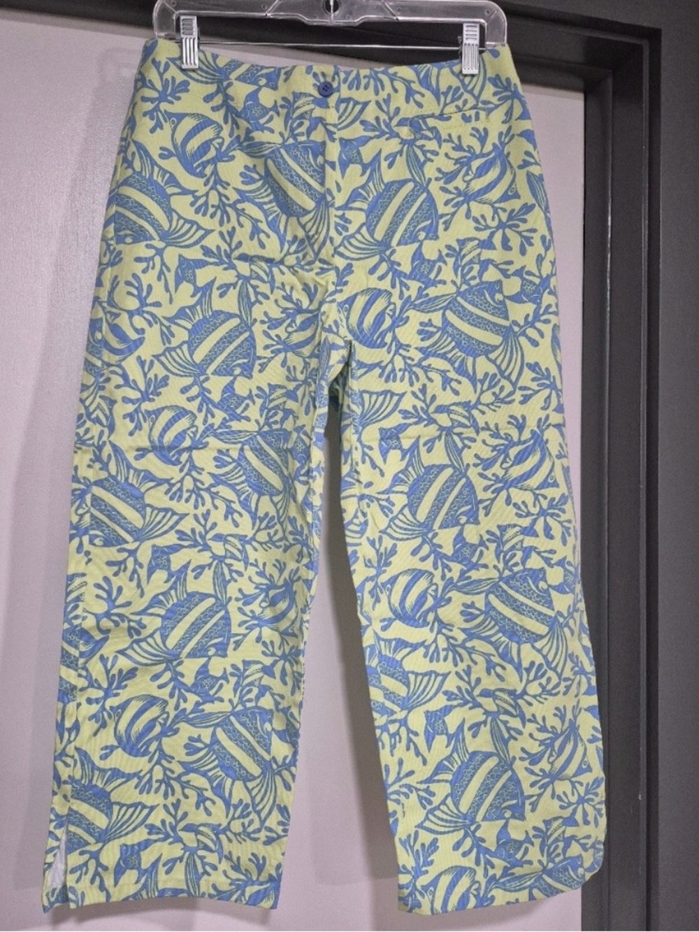 Vintage Talbots Tropical Fish Ocean Capri Pants